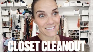 CLEANING OUT MOM'S CLOSET | CLOSET ORGANIZATION AND STORAGE HACKS | BEFORE AND AFTER CLOSET TOUR