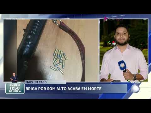 Briga por som alto acaba em morte