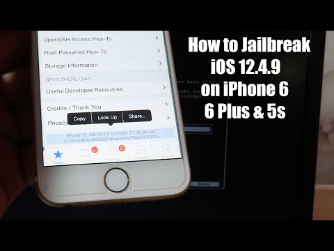 NEW How to Jailbreak iOS 12.4.9 on iPhone 6/6Plus/5s