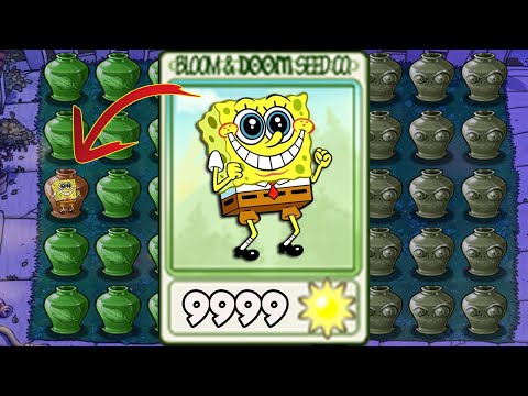 Vasebreaker Endless | 100% REPEATER Spongebob Plant - Plants vs Mod Spongebob