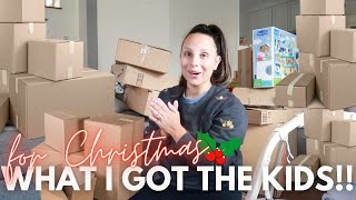 WHAT I GOT MY KIDS FOR CHRISTMAS 2023 (5, 3, & 4 months!) 🎅🏻 unbox christmas presents with me!
