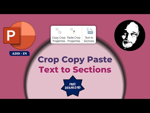 Crop Copy Pase: Boost PowerPoint with Free Section Bullets Add-in Crop Copy Pase: Boost PowerPoint with Free Section Bullets Add-in