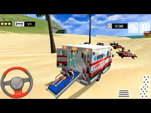 Summer Coast Guard: Beach Bay - Rescue Ambulance Sim - Android gameplay