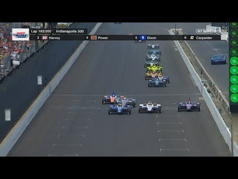 IndyCar Series 2018. Indy 500. Final Laps