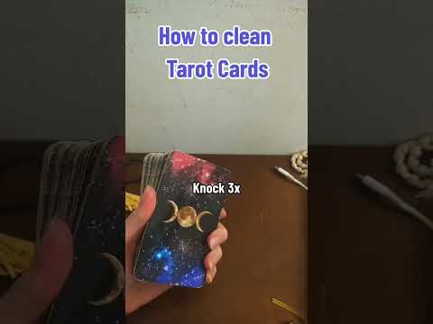 How to Clean Tarot Cards in 10 seconds