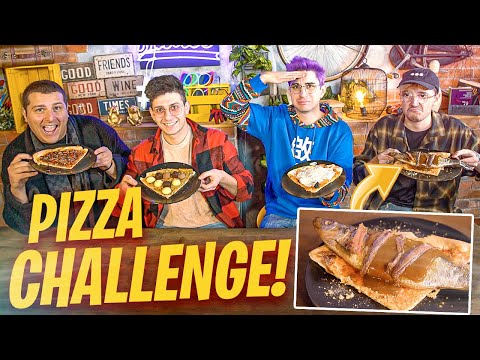 DISGUSTING PIZZA CHALLENGE WITH MATES!