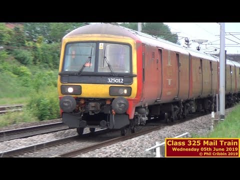 Class 325 Mail Train at Bamfurlong - 05th June 2019