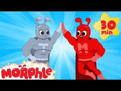 Superheroes Vs Robots | Morphle's Family | My Magic Pet Morphle | Kids Cartoons