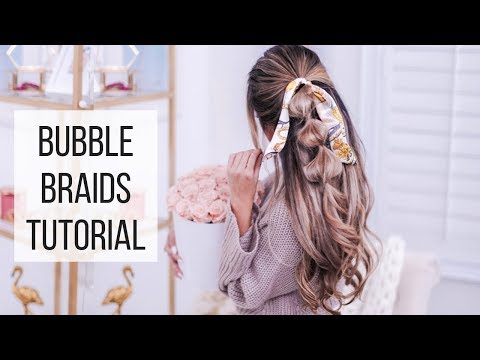 Bubble Braids Tutorial | Ponytail with Scrunchie