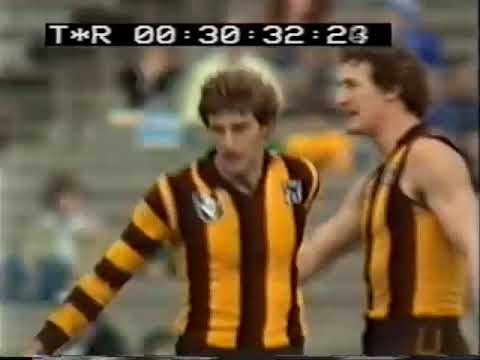 1980 Round 20 Hawthorn Vs North Melbourne highlights at the VFL Park  CH 2