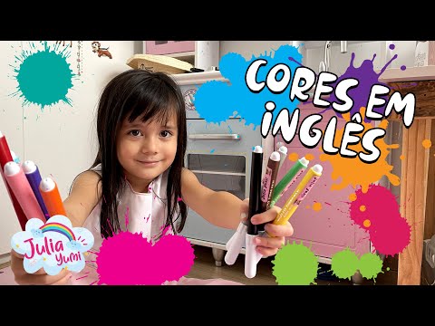 APRENDA AS CORES EM INGLÊS DESENHANDO