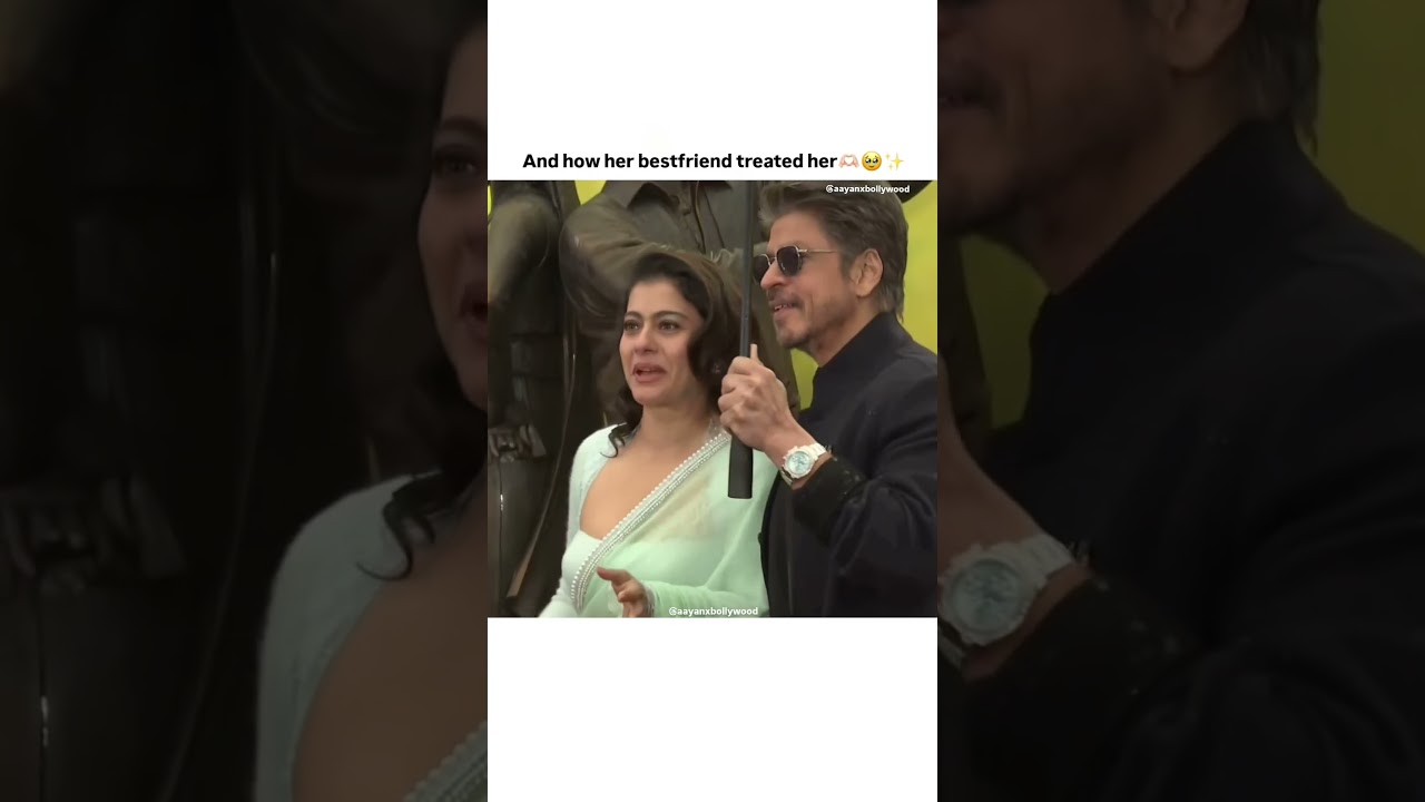 love this duo 🥹🤌🏻 #bollywood #edit #srk #kajol #together #london #shortsfeed #moments #cuties