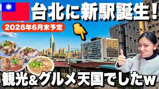 【台湾旅行】先行公開！台北MRT淡水信義線の新駅「廣慈/奉天宮」が便利すぎる。101からすぐ！知られざる穴場観光＆グルメガイド（昼編）