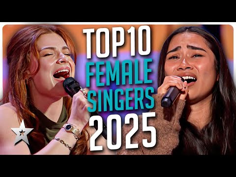 Top 10 BEST Female Singers from Got Talent 2025!