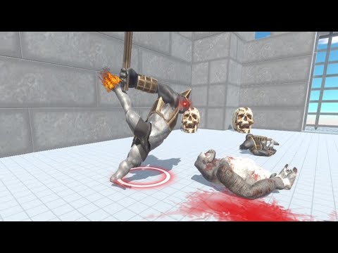 Goro the Giant vs Ghor Hammer - Animal Revolt Battle Simulator ARBS New Gameplay