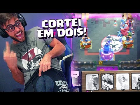 CORTEI EM DOIS ESSE FDP NO CLASH ROYALE!