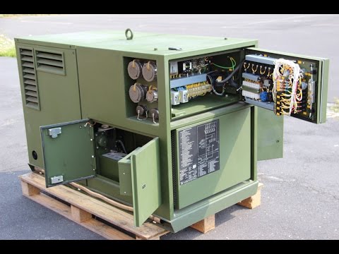 12KW DIESEL PÖL GEKO BUNDESWEHR STROMAGGREGAT STROMERZEUGER 230/400V 15KVA BW 8h S/N 1387