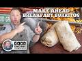 Make Ahead Breakfast Burritos on the Blackstone Griddle