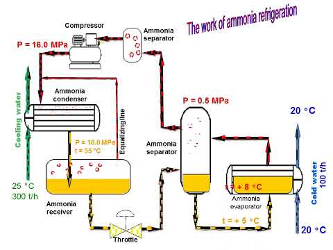 Ammonia refrigeration system