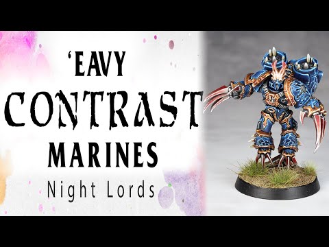 'Eavy Contrast Marines - Night Lords