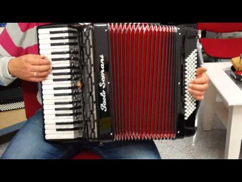 Klangprobe Akkordeon Paolo Soprani Professionale 37/96 tipo a mano