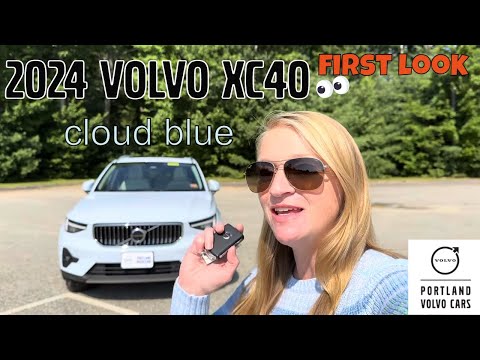 New color for the 2024 Volvo XC40 // Cloud Blue