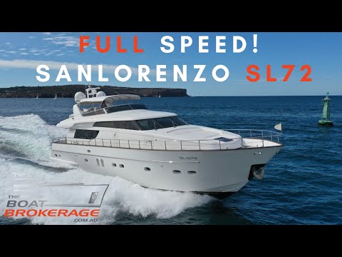 FULL SPEED! - Sanlorenzo SL72 plus BONUS docking demonstration