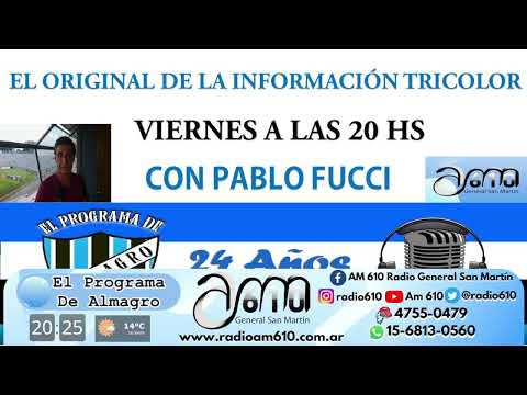 El Programa de Almagro 14/10/2022 Nota a Norberto Paparatto