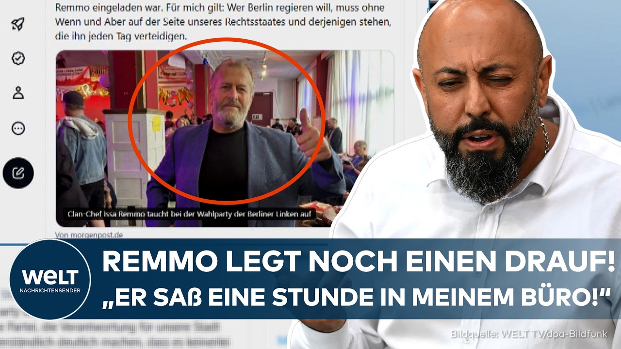 CLAN-EKLAT: "Er kennt mich nicht? Er saß eine Stunde in meinem Büro!" Remmo legt einen drauf