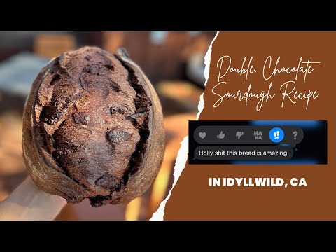 Viral TikTok Double Chocolate Sourdough Recipe made in the Mountains