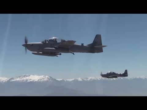 A 29 Super Tucano Attack Aircraft In Action – Live Fire Training