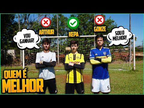 QUEM É O MELHOR GOLEIRO ATUALMENTE NO CANAL?! ( arthur vs gonze vs kepa )