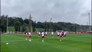 ATHLETIC CLUB-ROMA Rifinitura Trigoria 12 marzo 2025