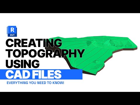 How to create Toposolids in Revit 2024 using CAD files - Revit 2024 tutorial
