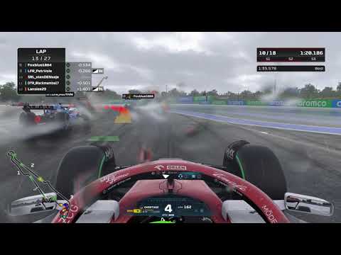 Making the best of other peoples mistakes - F1 22 France Wet