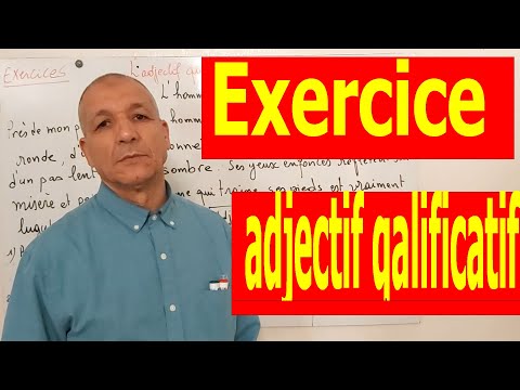 exercice sur l'adjectif