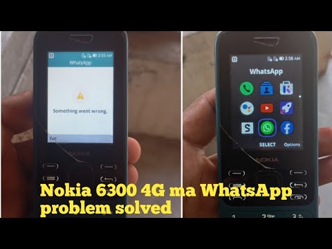 Nokia 6300 4G | WhatsApp problem | Solve the problems | Nokia 6300 4G | Tauheed Zubair
