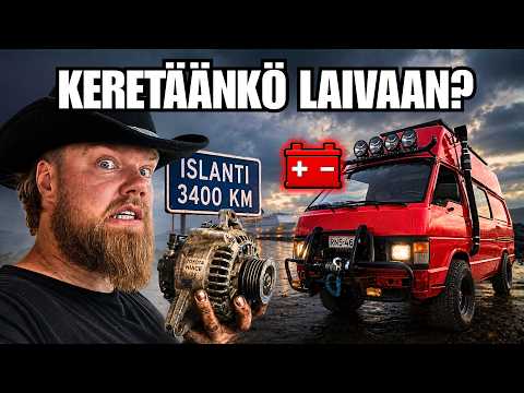 SEIKKAILU ISLANTIIN ALKAA – RETKI-HIACE HETI ONGELMISSA