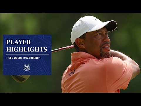 Tiger Woods | Round 1 Highlights | 2024 PGA Championship