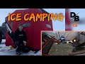 Video Thumbnail for ICE CAMPING IN A SMALL FLIP OVER | Eskimo Eskape 2400 | ICE Fishing