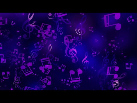 Motion Backgrounds For Edits - Music Notes background - Free Video Background Loops #VJLoops