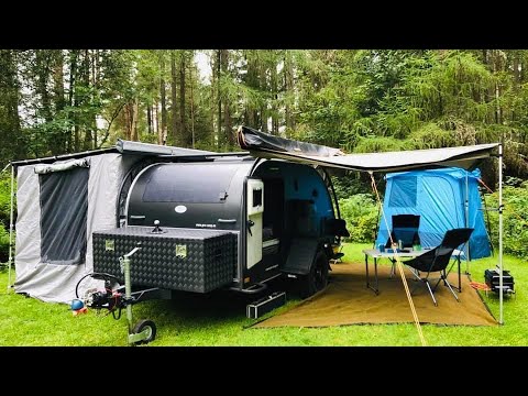 Camping with the Bushcamp Explorer Teardrop Caravan in Scotland