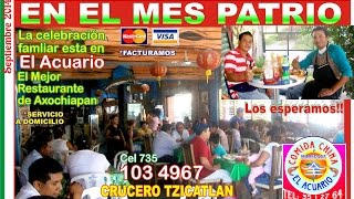 preview picture of video 'restaurante el acuario axochiapan mariscos y comida china revista el metiche'