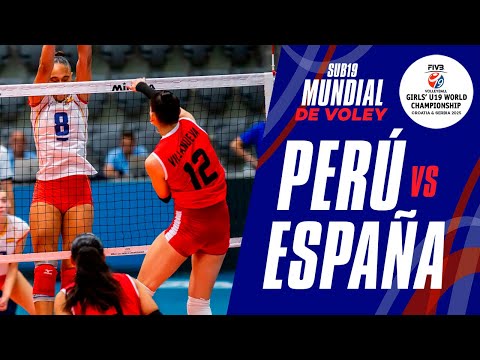 💪 Perú enfrenta a una sólida España | Highlights Perú vs España – Mundial U19 Vóley 2025 🇵🇪🇪🇸