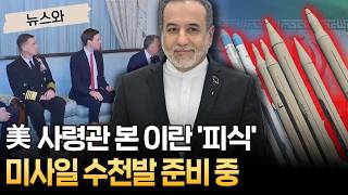 美 사령관 본 이란 '피식ㅋ'…미국 공격시, 탄도미사일 수천발 즉각 발사 [뉴스와] / 연합뉴스TV(YonhapnewsTV)