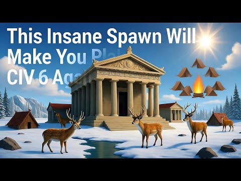This insane Temple of Artemis/Camps pantheon Spawn will make you want to play CIV 6 AGAIN