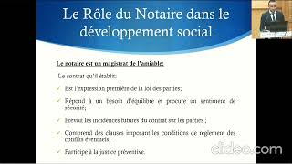 Rôle social du notaire - Le notaire, magistrat de l'amiable