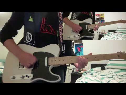 If Paranoid by Kanye West was written by the strokes (Guitar Cover)