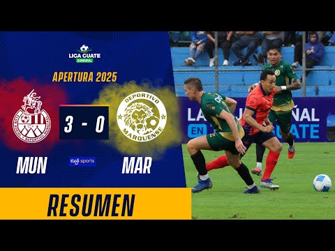GOLEADA ESCARLATA Y LIDERATO | Municipal 3-0 Marquensel | Resumen Completo