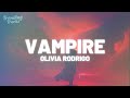 Olivia Rodrigo - vampire (Clean - Lyrics)